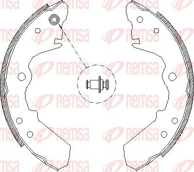 Remsa 4343.00 - Bremžu loki www.autospares.lv