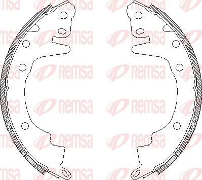 Remsa 4369.00 - Bremžu loki www.autospares.lv