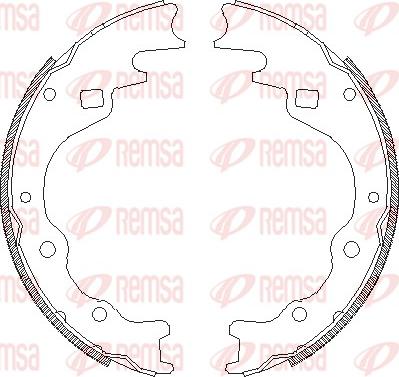 Remsa 4365.00 - Bremžu loki www.autospares.lv