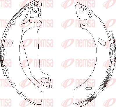 Remsa 4304.00 - Bremžu loki autospares.lv