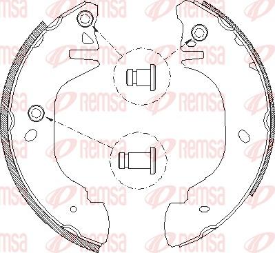 Remsa 4305.00 - Bremžu loki autospares.lv