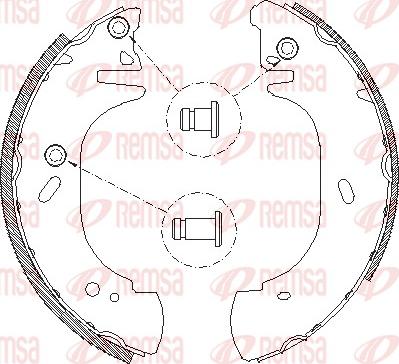 Remsa 4306.00 - Bremžu loki autospares.lv