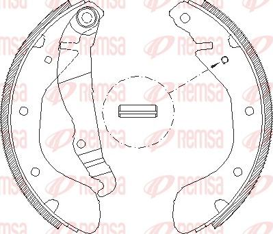 Remsa 4307.00 - Bremžu loki www.autospares.lv