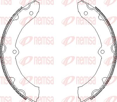 Remsa 4314.00 - Bremžu loki www.autospares.lv