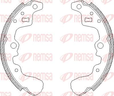 Remsa 4385.00 - Bremžu loki www.autospares.lv