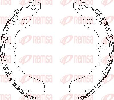 Remsa 4381.00 - Bremžu loki www.autospares.lv