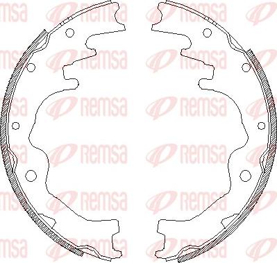 Remsa 4388.00 - Bremžu loki www.autospares.lv