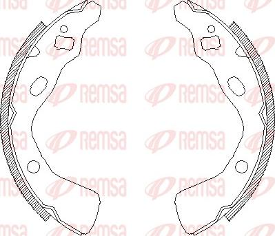 Remsa 4382.00 - Bremžu loki www.autospares.lv