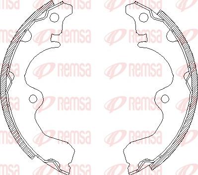 Remsa 4334.00 - Bremžu loki www.autospares.lv