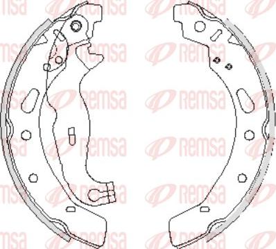 Remsa 4242.00 - Bremžu loki www.autospares.lv