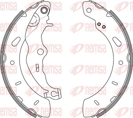 Remsa 4256.00 - Bremžu loki www.autospares.lv