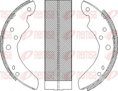 Remsa 4214.01 - Bremžu loki www.autospares.lv