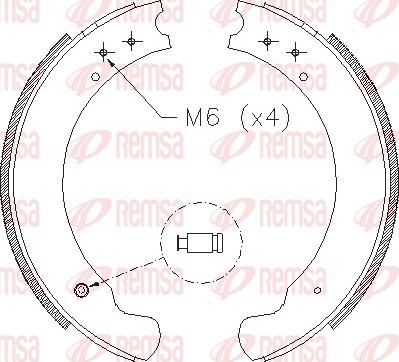 Remsa 4284.00 - Bremžu loki autospares.lv