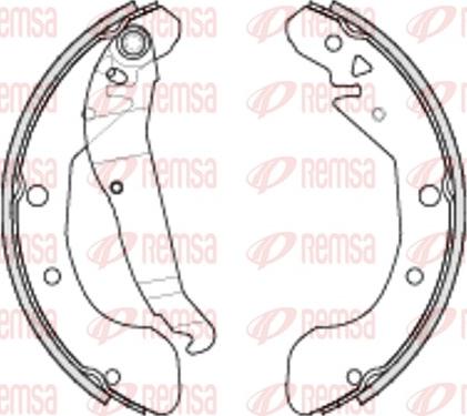 Remsa 4231.00 - Bremžu loki www.autospares.lv