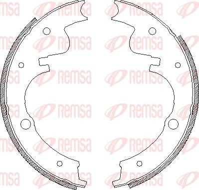 Remsa 4226.00 - Bremžu loki www.autospares.lv