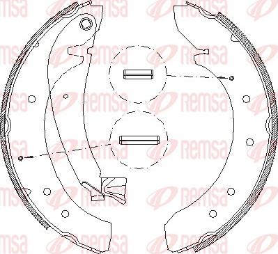 Remsa 4719.00 - Bremžu loki www.autospares.lv