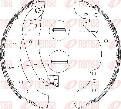 Remsa 4718.00 - Bremžu loki www.autospares.lv