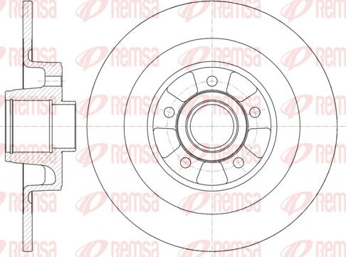 Remsa 6999.00 - Bremžu diski www.autospares.lv