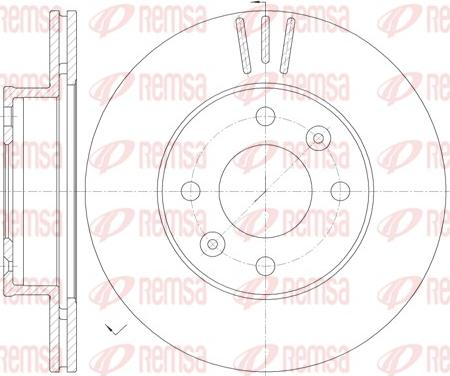 Remsa 6990.10 - Bremžu diski www.autospares.lv