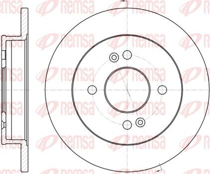 Remsa 6991.00 - Bremžu diski www.autospares.lv