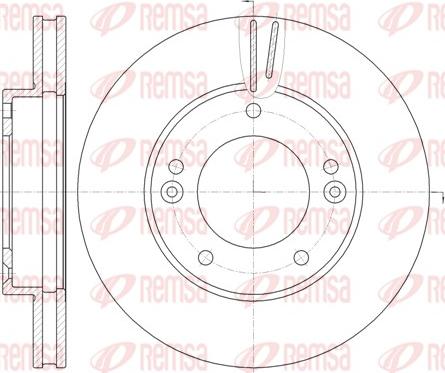 Remsa 6992.10 - Bremžu diski www.autospares.lv