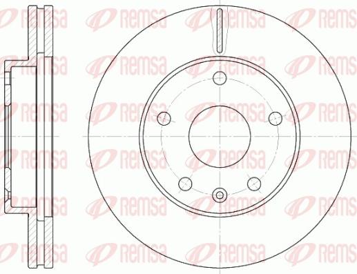 Remsa 6960.10 - Bremžu diski www.autospares.lv