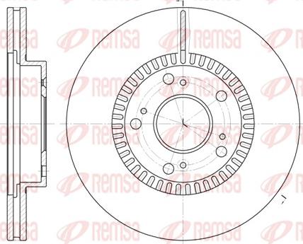 Remsa 6962.10 - Bremžu diski www.autospares.lv