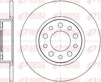 Remsa 6967.00 - Bremžu diski www.autospares.lv