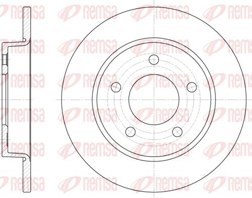 Remsa 6906.00 - Brake Disc www.autospares.lv