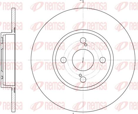 Remsa 6900.00 - Bremžu diski www.autospares.lv