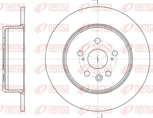 Remsa 6915.00 - Bremžu diski www.autospares.lv