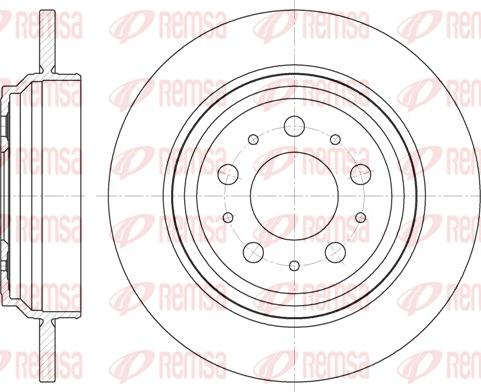 Remsa 6916.00 - Bremžu diski www.autospares.lv