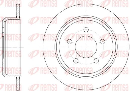 Remsa 6913.00 - Bremžu diski www.autospares.lv