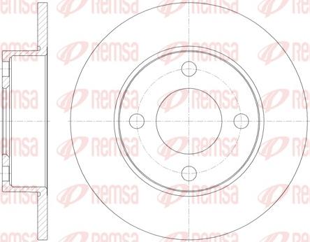 Remsa 6917.00 - Bremžu diski www.autospares.lv