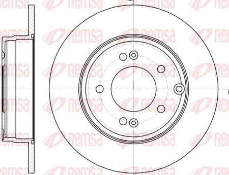 Remsa 6989.00 - Bremžu diski www.autospares.lv