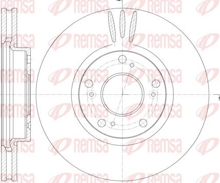 Remsa 6985.10 - Bremžu diski www.autospares.lv