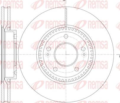 Remsa 6988.10 - Bremžu diski www.autospares.lv