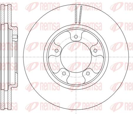 Remsa 6939.10 - Bremžu diski www.autospares.lv