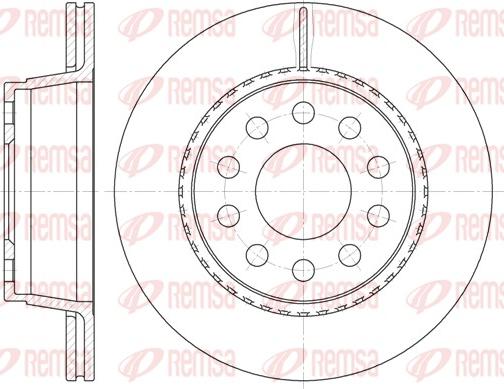 Remsa 6930.10 - Bremžu diski www.autospares.lv