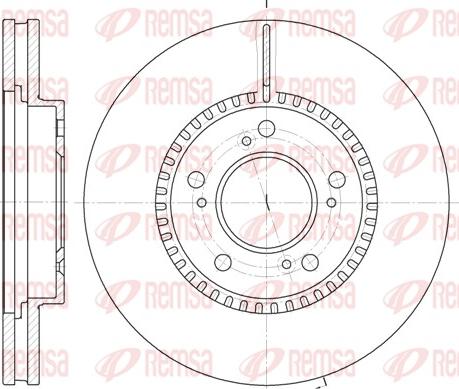 Remsa 6938.10 - Bremžu diski www.autospares.lv