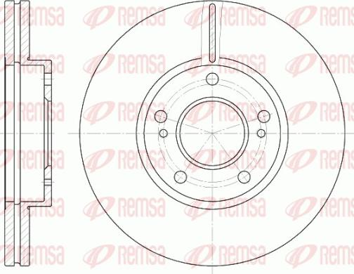 Remsa 6937.10 - Bremžu diski autospares.lv