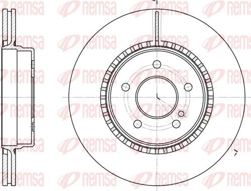 Remsa 6929.10 - Bremžu diski www.autospares.lv