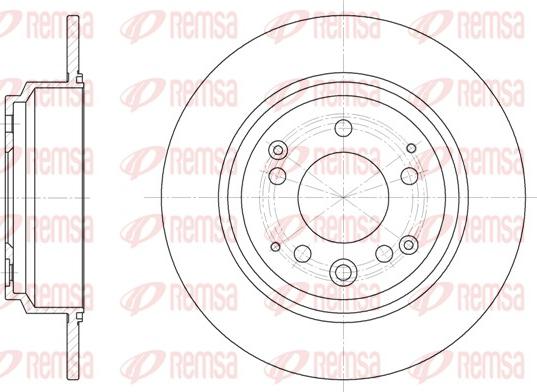 Remsa 6922.00 - Bremžu diski www.autospares.lv