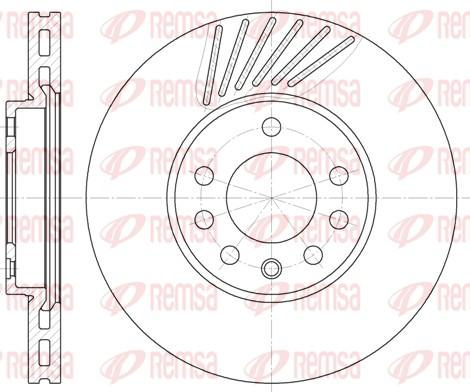 Remsa 6494.10 - Bremžu diski autospares.lv