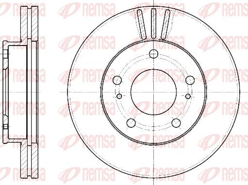 Remsa 6444.10 - Bremžu diski www.autospares.lv