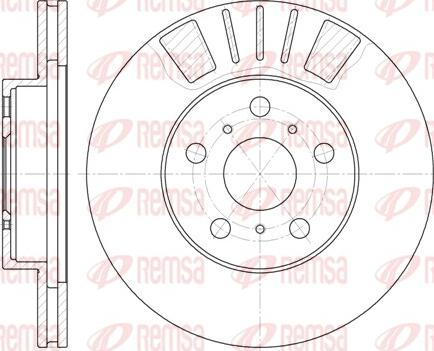 Remsa 6445.10 - Bremžu diski www.autospares.lv