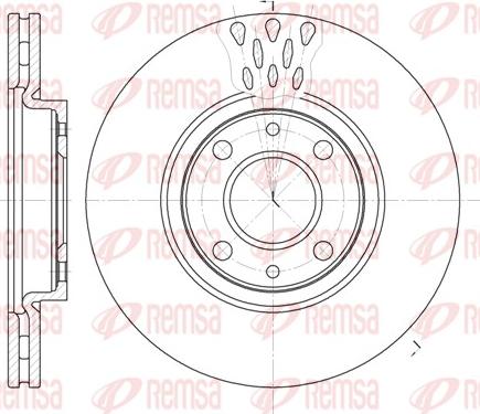 Remsa 6443.10 - Bremžu diski www.autospares.lv