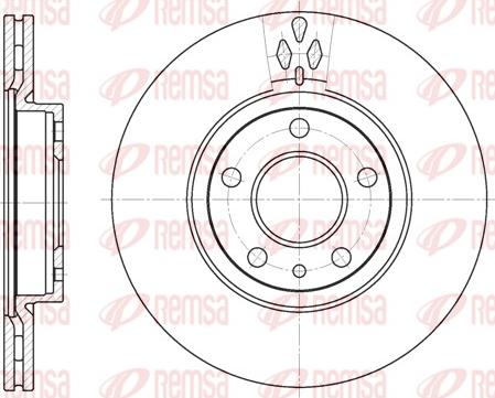 Remsa 6442.10 - Bremžu diski www.autospares.lv