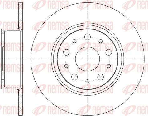 Remsa 6457.00 - Bremžu diski www.autospares.lv