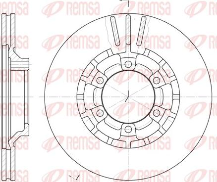 Remsa 6464.10 - Bremžu diski www.autospares.lv